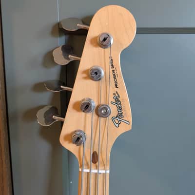 1984 Squier Precision Bass SQ Series MIJ Fujigen Japan with 1989 Fender CIJ Precision Bass neck image 3