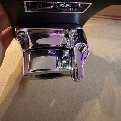 Pearl I.S.S. Integrated Suspension System Tom Mount w/ 3 Rim Clamps – Chrome/Black – Made in Taiwan image 9