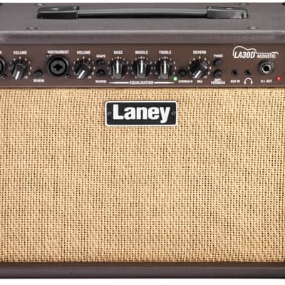 Laney 30 Watt Acoustic Guitar Combo Amp w/ 2x6" Woofers & Chorus/Reverb - LA30D image 4