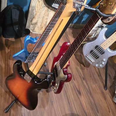 1978 Fender P Neck with 2019 American Standard body- Sunburst image 11
