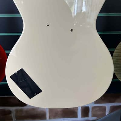 Danelectro Convertible Reissue White Hollow Body Electric Guitar image 11