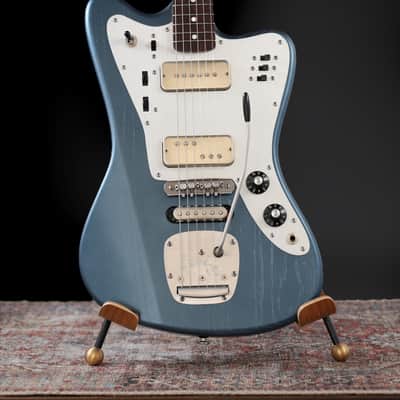 Deimel Firestar - Charcoal Blue / Natural Aluminum. Novak pickups + Leslee Circuit. NEW, (Authorized Dealer) image 3