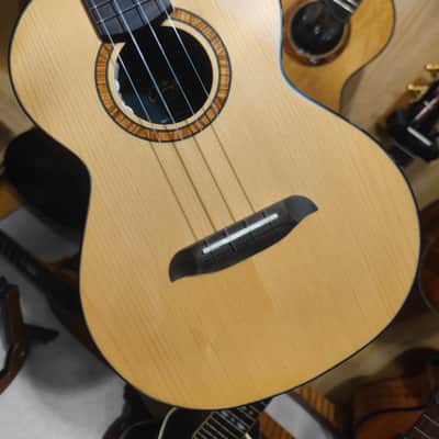 OlaMestre PO cedar cuban mahogany tenor ukulele with pickup image 7