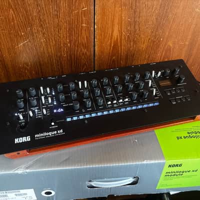 Korg minilogue XD 4-voice Analog Synthesizer Module w/ box power supply