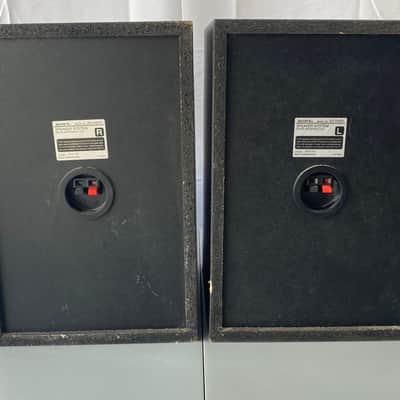 Sony SS-H605 Bookshelf Speakers HiFi Stereo Vintage Home Audio Black 2-Way image 5