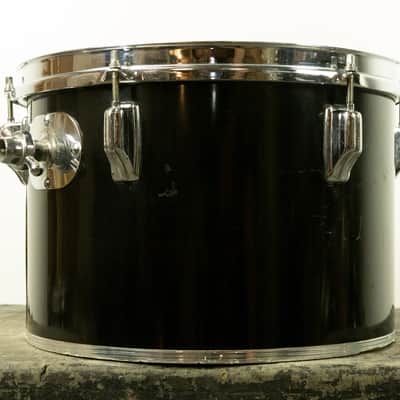 1970s Rogers 9x13 Jet Black Pearl Concert Tom image 4