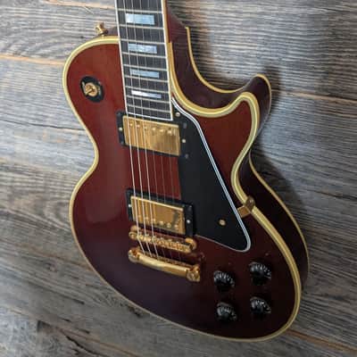 Used Gibson Custom Shop Art Historic '57 Les Paul Custom - Wine Red w/OHSC image 4
