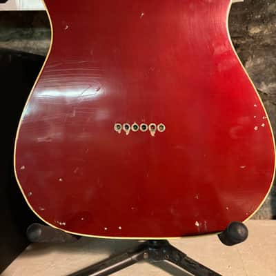 Karge Guitars T style 2024 - Aged DuPont Duco ‘57 Chevrolet Maroon image 9