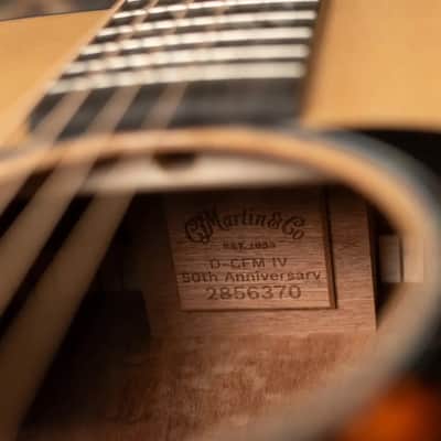 Martin D-CFM IV 50th Anniversary Dreadnought with Molded Hardshell Case image 14