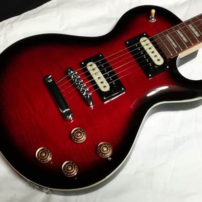 DEAN Thoroughbred X Flame Maple electric GUITAR new Trans Red - TBX w/ Case image 7