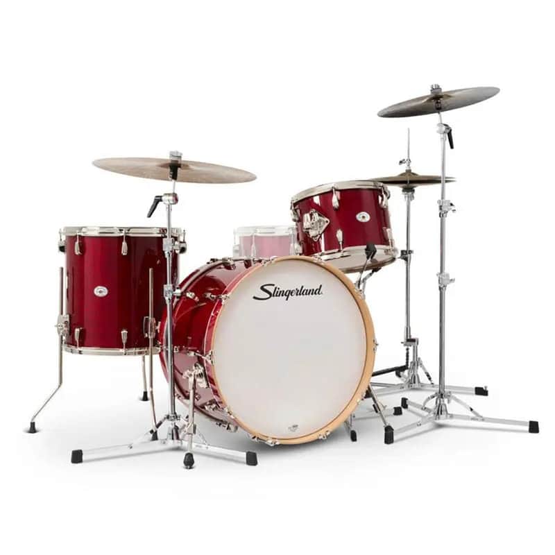 Slingerland Studio King 3pc Drum Set 22/13/16 Royal Crimson image 1