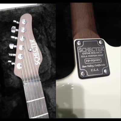 Schecter Nick Johnston USA Signature 2017 - Present - Atomic Snow Nitro image 3