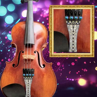 Lumina Artist 4/4 Violin Outfit, Crytsal Tailpiece image 4