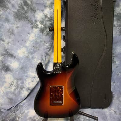 Video Demo 2022 Fender American Professional II Sunburst COA New Fender Locking Tuners Tex Mex Pickups New Strings Case Candy Fender Deluxe Hard Shell Case image 12