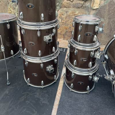 Slingerland 9pc Double Bass Drum Set Kit image 6