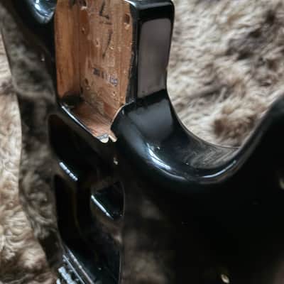 1990s Fender Mexico Stratocaster Body - Black image 12