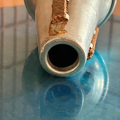 Trumpet Mutes Lot of 2 Aluminum Vintage 6.5h & 4.5h Brass Instruments Bugle image 12