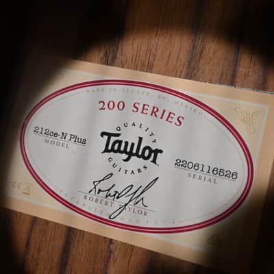 Taylor 212ce-N Plus #6526 image 11