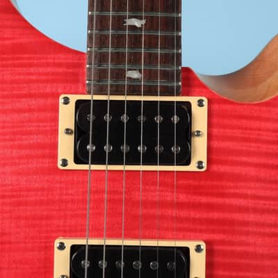 2021 PRS Paul Reed Smith SE Custom 24 Electric Guitar Bonnie Pink w/ Gig Bag image 4