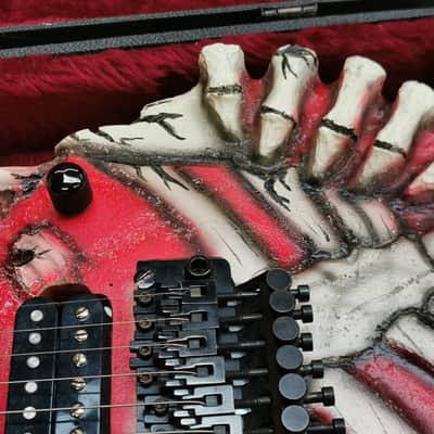 J. Frog Skull & Bones George Lynch Prototype #1 from 1985 Blood Bones image 8