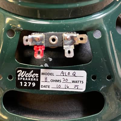 Weber Tweed deluxe Alnico A10Q 10" 8 ohm 20 watt Speaker image 3