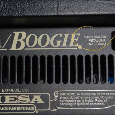 Mesa Boogie Express 5:25 1 x 12" - Black Tolex image 7