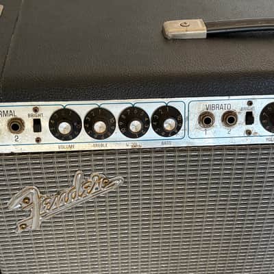1974 Fender Twin Reverb Silverface 100-Watt 2x12 Combo – Serviced, Original Transformers, Footswitch image 6