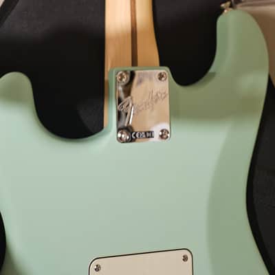 Fender American Performer Stratocaster HSS with Maple Fretboard 2018 - Present - Satin Surf Green image 6