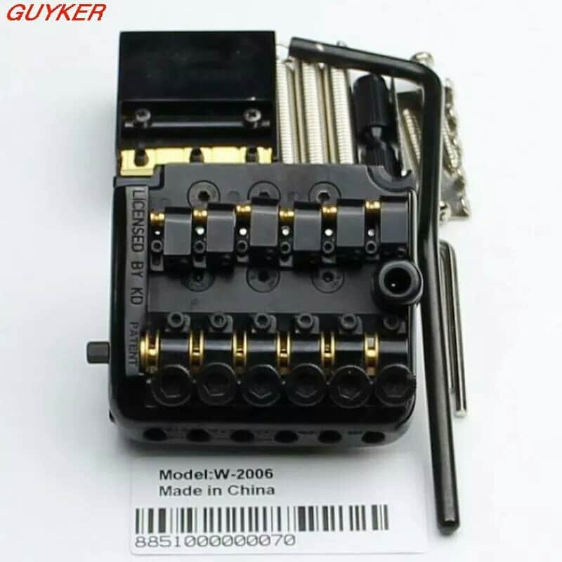 GUYKER  6 String Tremolo Bridge Tailpiece for Headless Guitar image 1