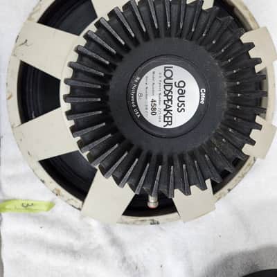 GAUSS, Vintage Model 5840 Alnico-V recone in 4580 Bass Loudspeakers New Cone kit (Pair) image 2