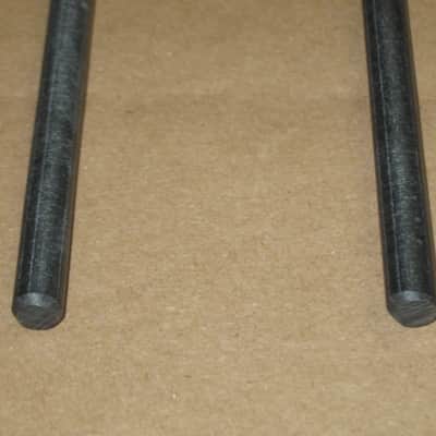one pair new old stock Gambal Manufacturing GPHR1 (UG13GPHR1) Percussive Keyboard Mallets (for xylophones and glockenspiels) 1 & 1/8" Brown Medium Nylon Flat Ball (oval) Heads with Black Synthetic Shafts (with original packaging) from 1990s to early 2000s image 19