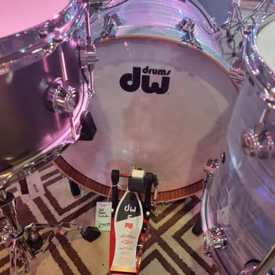 DW Collector's Series 4-piece Shell Pack - Pale Blue Oyster image 4