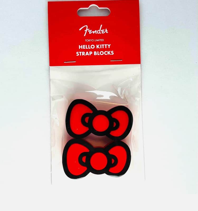 Fender x Hello Kitty Tokyo Limited Guitar Strap Lock, Squier Hello Kitty image 1