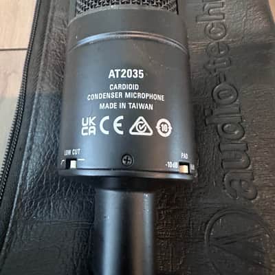 Audio-Technica AT2035 Large Diaphragm Cardioid Condenser Microphone 2010s - Black