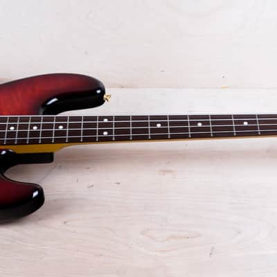 Fender JB-62G '62 Reissue Jazz Bass CIJ 2002 Red Flame Top Crafted in Japan w/ Bag image 2