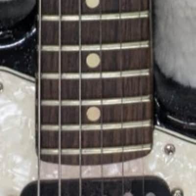 70th Anniversary Fender Player Stratocaster Electric Guitar, Nebula Noir w/Bag image 5