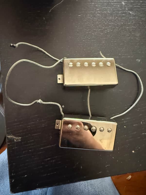 Gibson Burstbucker 1 and 2 Pickup Set 2015 - Nickel image 1