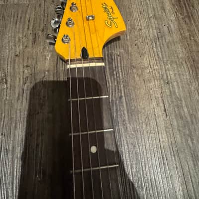 Squier Vintage modified Jaguar HH hardtail 2010s - Fiesta red image 7