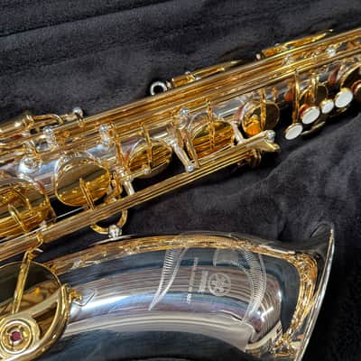 Yamaha YTS-480SGLK Tenor Saxophone Silver-plated Body, Gold Lacquer Keys Auth Dlr New Unplayed #540 image 4