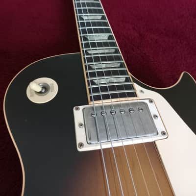 RARE 2-piece top Gibson Les Paul Standard 1981 Tobacco Sunburst with Tim Shaw & Chainsaw case image 4