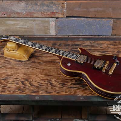 1976 Gibson Les Paul Custom - Wine Red image 5