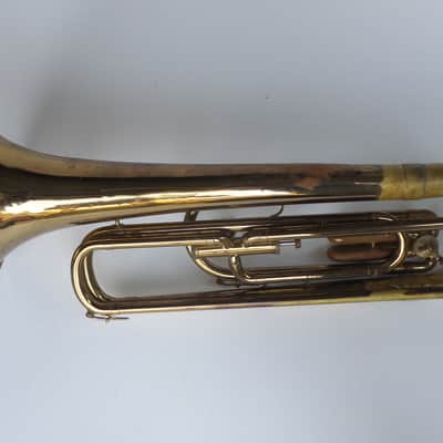 Ludwig Chicago Classic USA 1960s Vintage Brass Baritone Bugle w/ Case image 2
