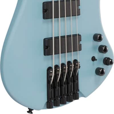 Ibanez EHB Ergonomic Headless Bass 5 String - Purist Blue Matte (EHB605PRM) image 2