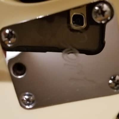 Cort Precision P Bass 1990's Vintage White Maple Neck Schaller Machines Inc Hardshell Case image 7