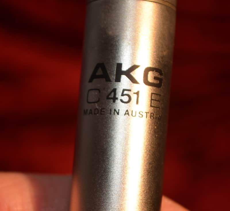 AKG C451E Silver with CK1 Capsule EXCELLENT condition image 1