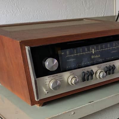 Iconic McIntosh MX110 Preamp/Tuner 1968-1971 - Oiled Walnut image 2