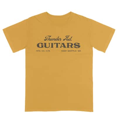 Thunder Road Mural T Shirt Golden Yellow-2XL image 3
