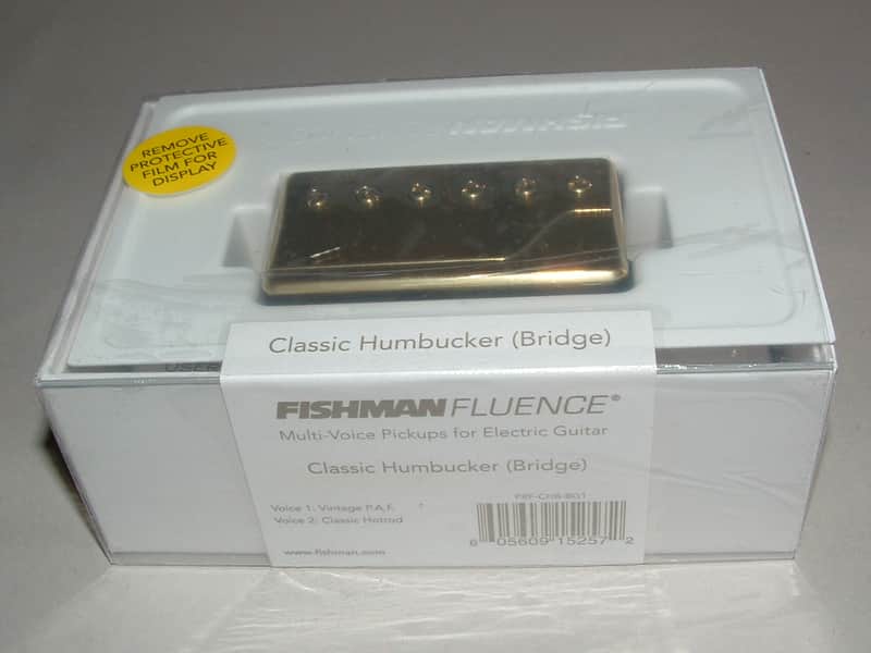 Fishman PRF-CHB-BG1 Fluence Classic Humbucker Bridge 3 Voices (Gold) New image 1
