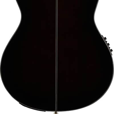 Ibanez GA35TCE Thinline Acoustic-Electric Classical Guitar, Dark Violin Burst w/ Gig Bag and Tuner image 2