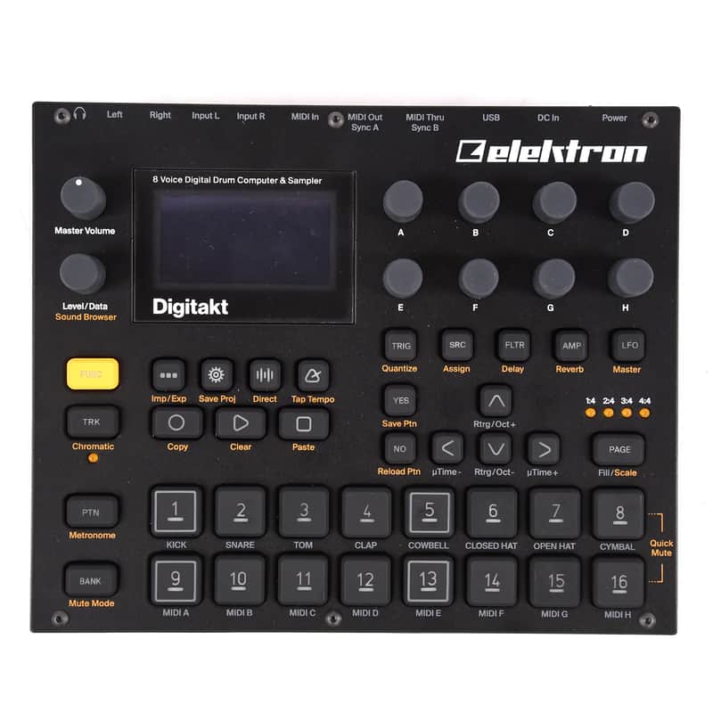 その他 elektron digitakt Elektron Digitakt Eight-Voice Digital Drum Computer/Sampler | Reverb